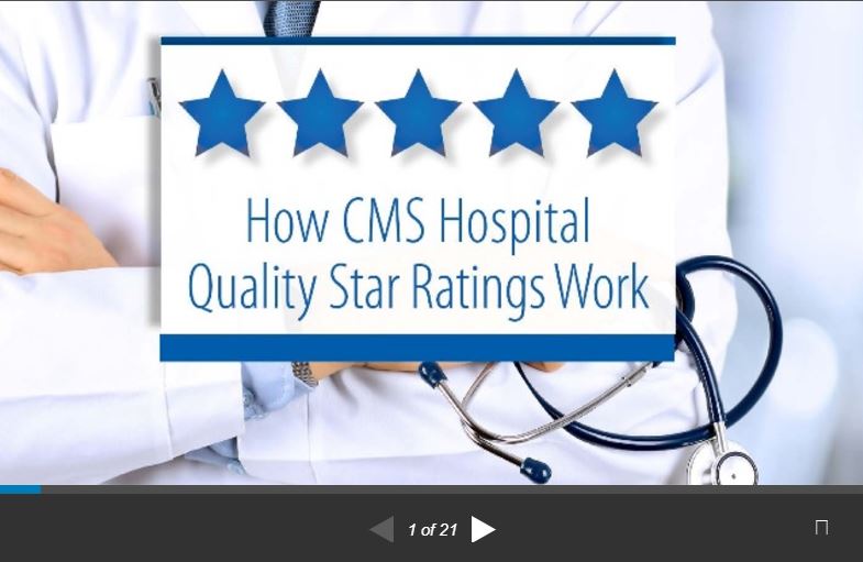 [SLIDESHARE] HOW CMS HOSPITAL QUALITY STAR RATINGS WORK
